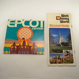 Disney World Vintage Epcot 83, *Walt Disney World discover 83 Guides Ephemera